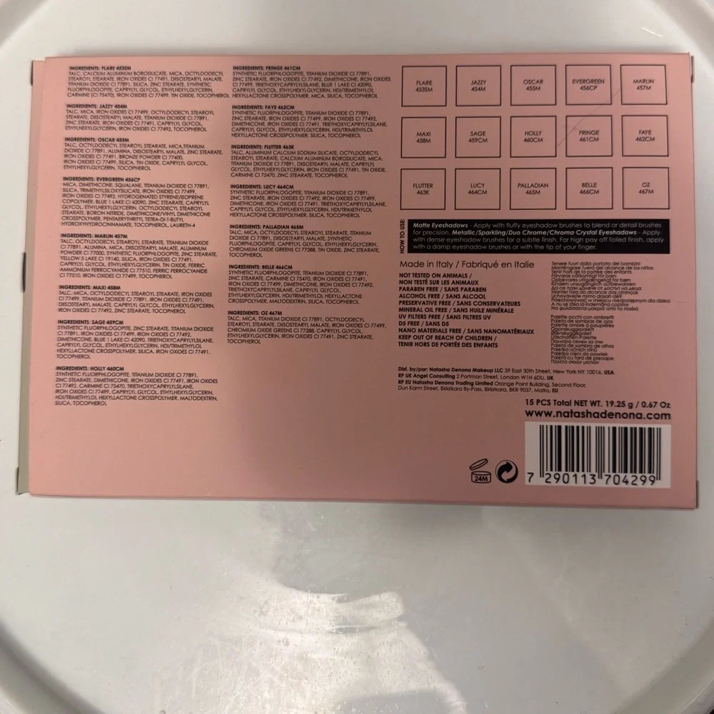 Natasha Denona- RETRO GLAM EYESHADOW PALETTE - Picture 13 of 13